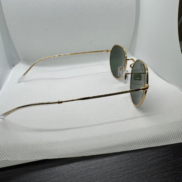 Ray-Ban JACK Sunglasses – RB3565 53-20 (Gold Frame / Green Lenses) - Picture 3 of 5